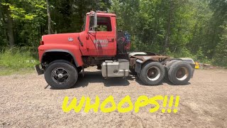 I accidentally bought another semi…..  and it has a Big Cam Cummins!!!!