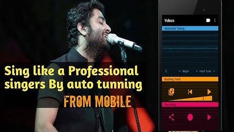 How to Autotune your voice In android or mobile|sing like a professional singer| Autotune Tutorial