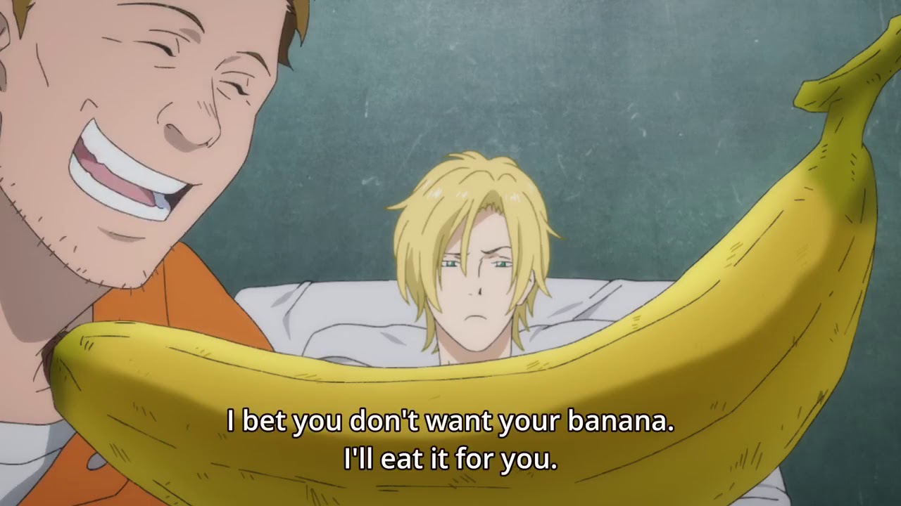 Banana Fish Funny moment ep 3 YouTube