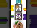 Prototype vs Lilly lovebraid from Poppy playtime cardboard puzzle game!!😍❤️ #art #ytshort #puzzle
