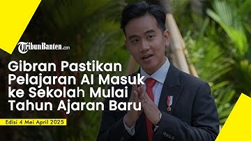 TERUS DIKEBUT! Wapres Gibran Pastikan Pelajaran AI Bakal Masuk ke Sekolah pada Tahun Ajara Baru