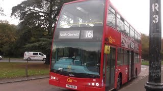 Full Route Visual. Route 161: North Greenwich Bus Station - Chislehurst,War Memorial (PN09 EMF)(882)