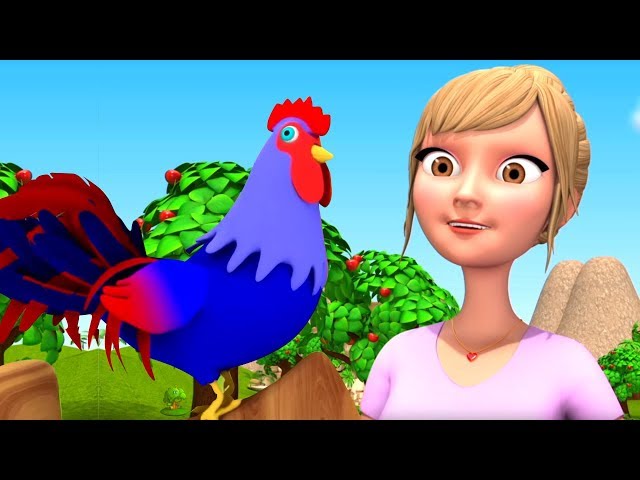 Kukdoo Koo Hindi Rhyme | Hindi Poems | कुकड़ू कु | Little Treehouse India | Hindi Animal Sounds class=