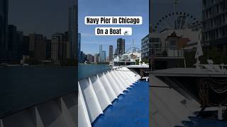 Navy Pier Chicago On A Boat Very Beautiful