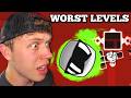 I Tried The WORST Rated Geometry Dash Levels