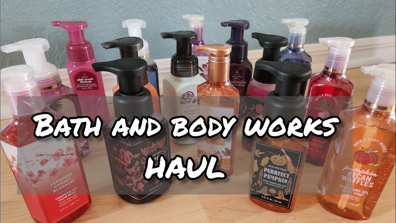 BATH AND BODY WORKS HAUL - YouTube