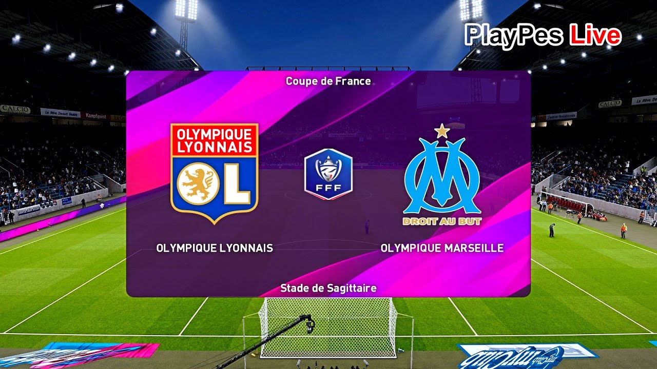 Pes 2020 Lyon Vs Marseille Coupe De France Full Match Goals Gameplay Pc Youtube