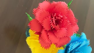 Easy and beautiful flower / Paper craft / DIY / Home decor