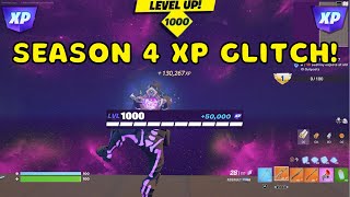*INSANE* AFK XP GLITCH in Fortnite Season 4