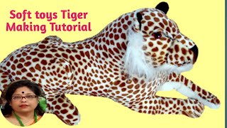 Online Tiger Soft toys Making / Debjani Creations Tutorial screenshot 1