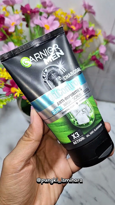 Sabun wajah Garnier men oil control charcoal #sabunwajah #facewash #sabunwajahpria #garniermen