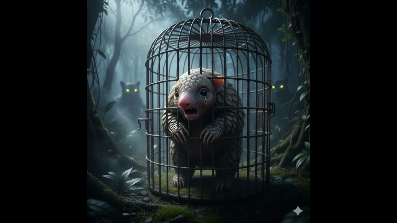 Super Cat vs The Poacher’s Trap – Saving the Baby Pangolin