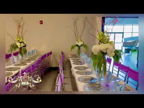 FAOS EVENTS DECORACION DE QUINCEAÑERA COLOR AZUL CIELO Y LAVANDA @faosevents