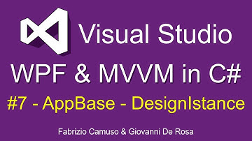 WPF & MVVM in C# ITA - 7: AppBase - DesignInstance