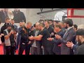 Александр Шлеменко и Хабиб Нурмагомедов на открытии бойцовского клуба