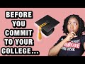 BEFORE YOU COMMIT TO YOUR SCHOOL, WATCH THIS VIDEO!| How to Choose Your College|NationalDecisionDay