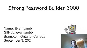 CS50P Final Project: Password Builder 3000