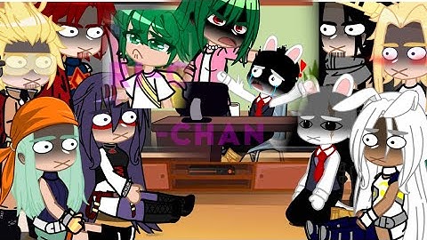 Pro heroes and LOV react to Inko will destroy the school!😬|| mha/bnha || Gacha Club/Life || my AU ||