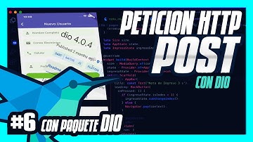 Tutorial Flutter | Peticiones Http con DIO | POST |#6