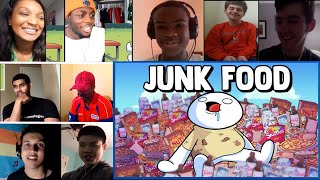 Junk Food - The Odd1sOut REACTIONS MASHUP