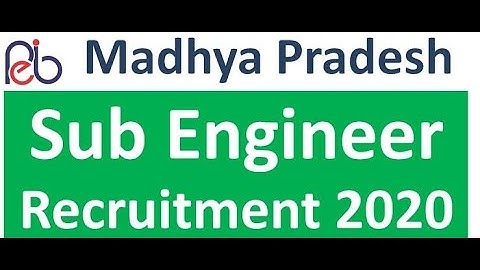 mp vyapam sub engineer 2020  BIG UPDATE,MP PEB Group 3 Sub Engineer Recruitment 2020: New Exam Date