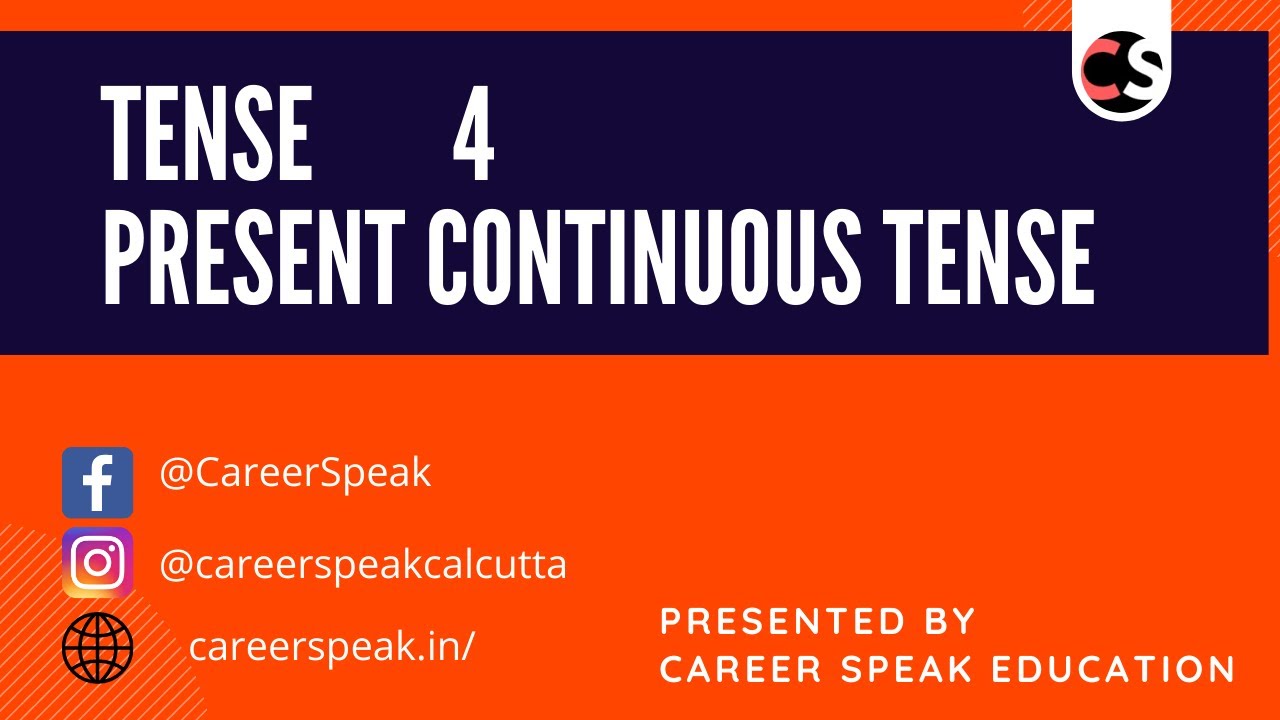 Learn English Lesson 4: Present Continuous Tense - YouTube