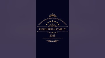 || FRESHERS PARTY 2023 INVITATION || #college #pharmacy #shorts #short #vairal #institute #party