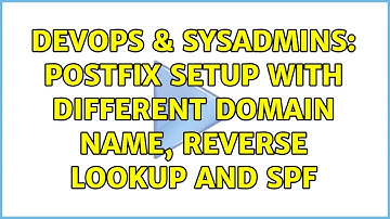 DevOps & SysAdmins: Postfix setup with different domain name, reverse lookup and SPF