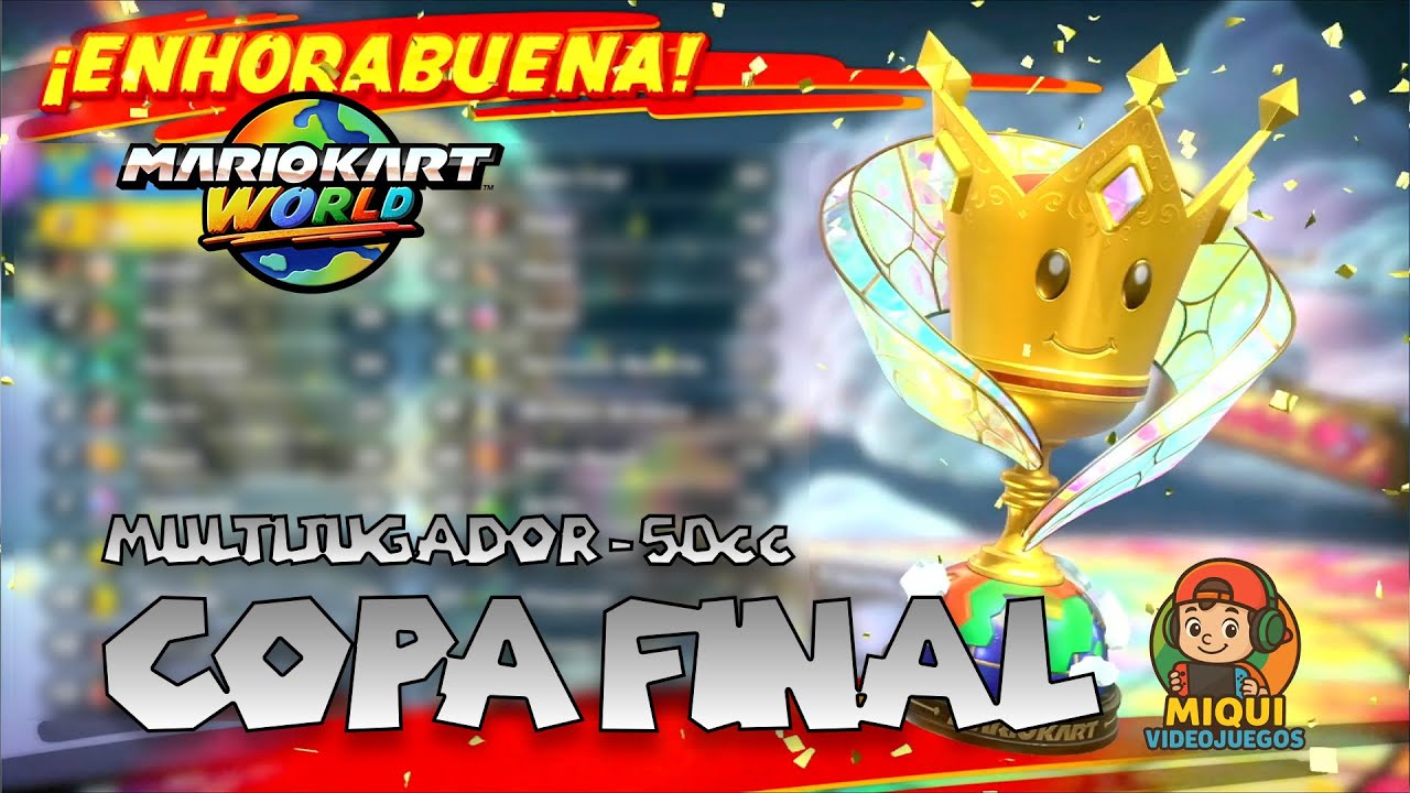 MARIO KART WORLD | Copa Especial Retro — 50cc Multijugador | Switch 2 | Miqui Videojuegos