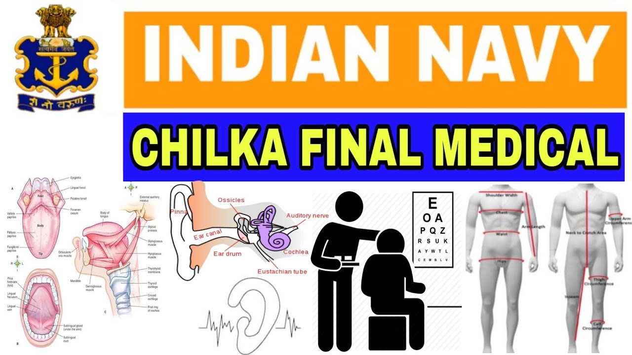 Indian Navy Final Medical test Chilka Medical Test Feb 2019