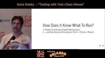 2016 - Testing with Test::Class::Moose‎ - Dave Rolsky