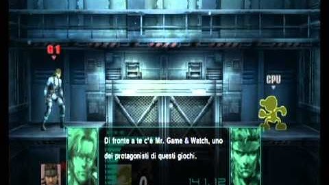 Super Smash Bros. Brawl: Snake codecs [ITA] - Mr. Game & Watch