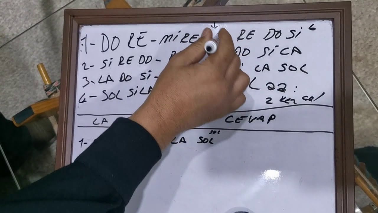 En kolay saz dersi 82 uzun sap 23 perde yazan kalem siyah