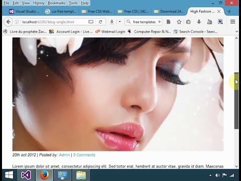 How to add a css template to your web site using visual studio 2013 ...