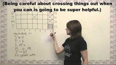 LSAT June 2007 - Logic Game 3 Part 1