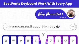 Best Cool Text Fonts Keyboard app   Font Style Changer screenshot 1
