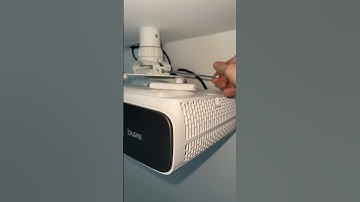 BenQ’s TK700STi 4K HDR Projector. Aligned, setup and working. #audiovisual #projector #benq