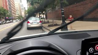 Mazda 3 - How to turn on/off windshield wipers and windshield wiper fluid