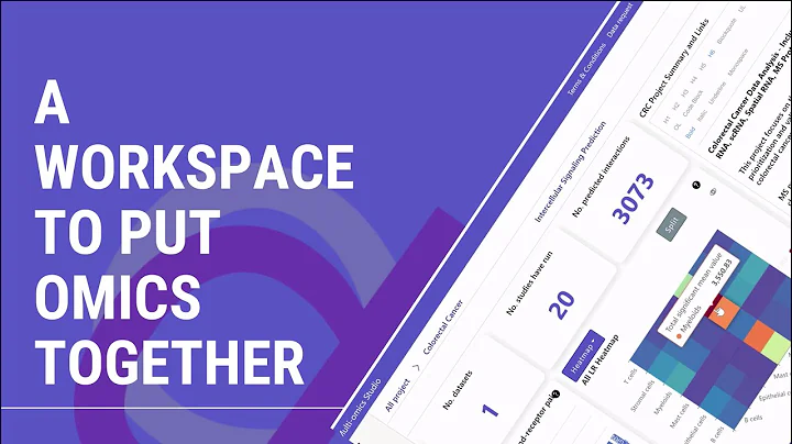 The Software You Need For Multi Omics Analysis & Data Integration | CDIAM Multi-Omics Studio