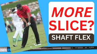 Regular Flex SLICES MORE Than Stiff Flex? Golf Shaft TEST screenshot 4
