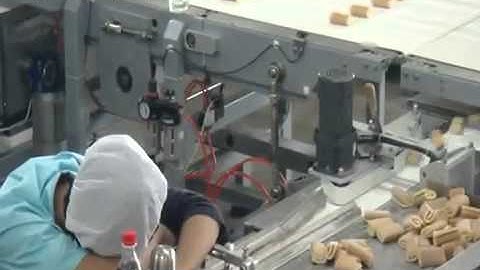 Automatic Aligning and Flow Packing line for Swiss Roll