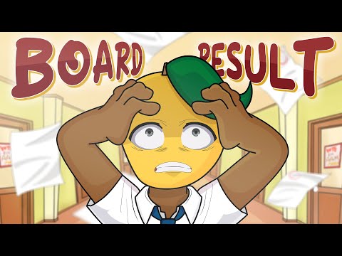 BOARD RESULTS (marks reveal) 😢 || Hindi Animation || Mango Boi