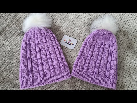 How to knitting a hat complete for beginners step by step 