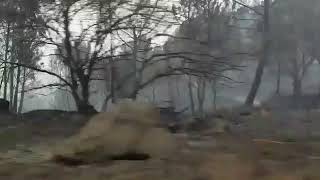 Abelenda das penas después del fuerte incendio 15/10/2017
