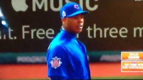 Rajai Davis Hits Two Run Homerun To Tie Up Game 7 Of The World Series