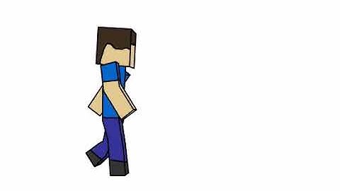 Minecraft Player Walking Cycle Animation Test