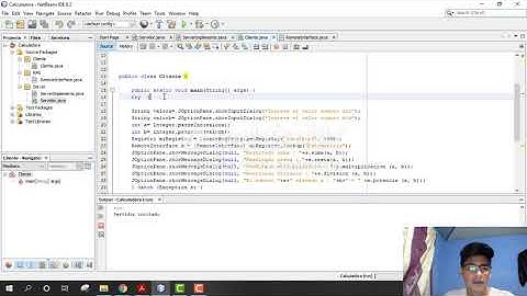 Calculadora en java con RMI