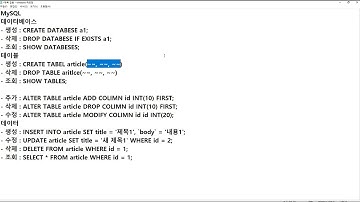 2022 12 10, MariaDB 기초, 8강, 상황에 맞는 SQL, 테이블 생성, 수정, 데이터 CRUD, 2부
