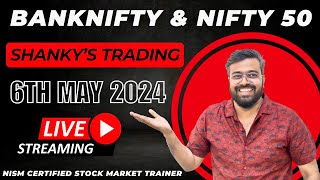 Bank Nifty50:MAY6th Live Options Trading today!#BankNiftyTradingLive |In 2024 Learn Trading Easy Way
