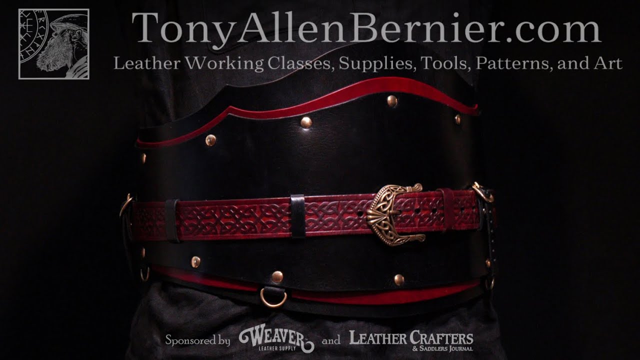 How to Make a Leather Kidney Belt. - YouTube